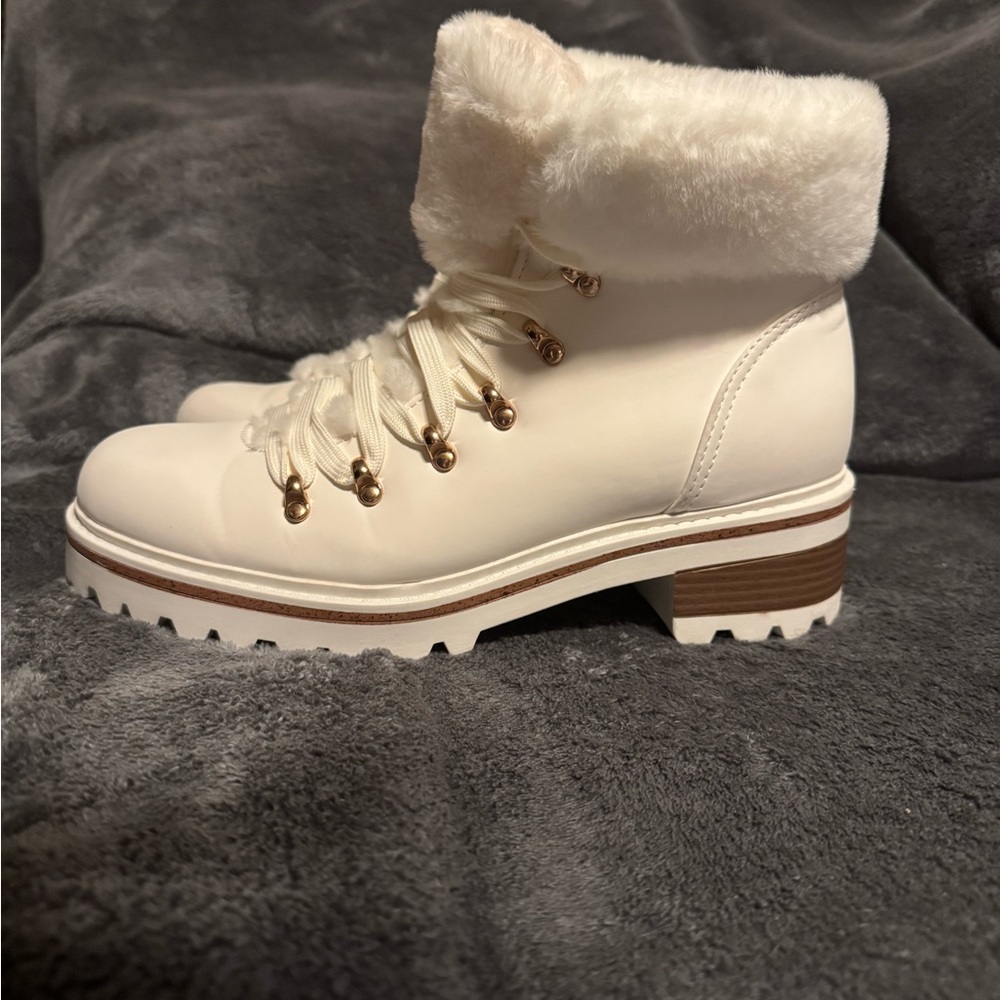 BAMBOO Women's Winter Boots - White - Picture 6 of 6